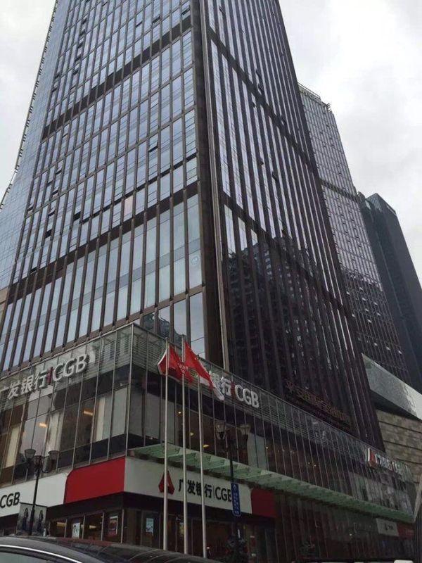 2022年1月重庆市解放碑商圈写字楼市场租赁情况